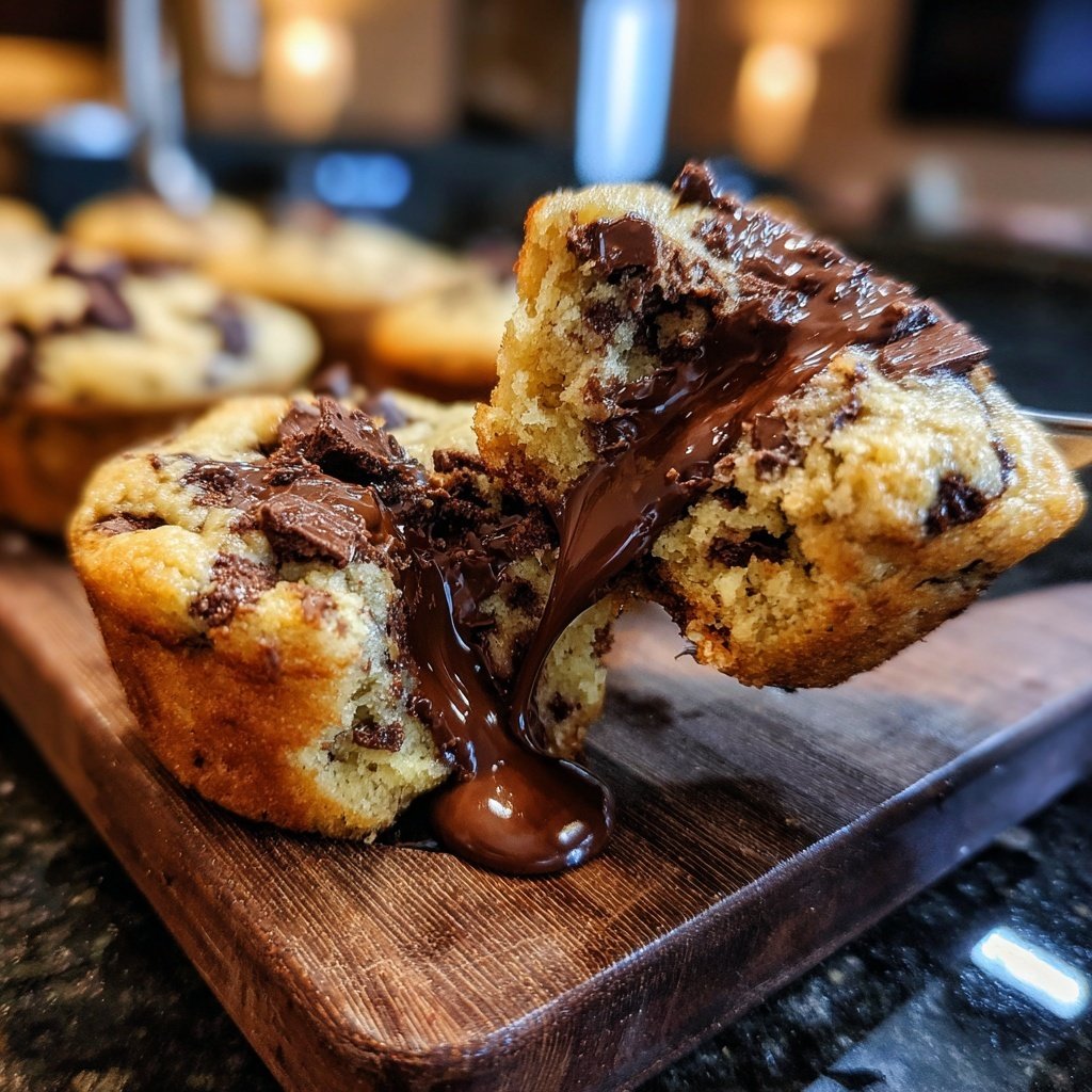 Schoko Chip Cookie Cupcakes