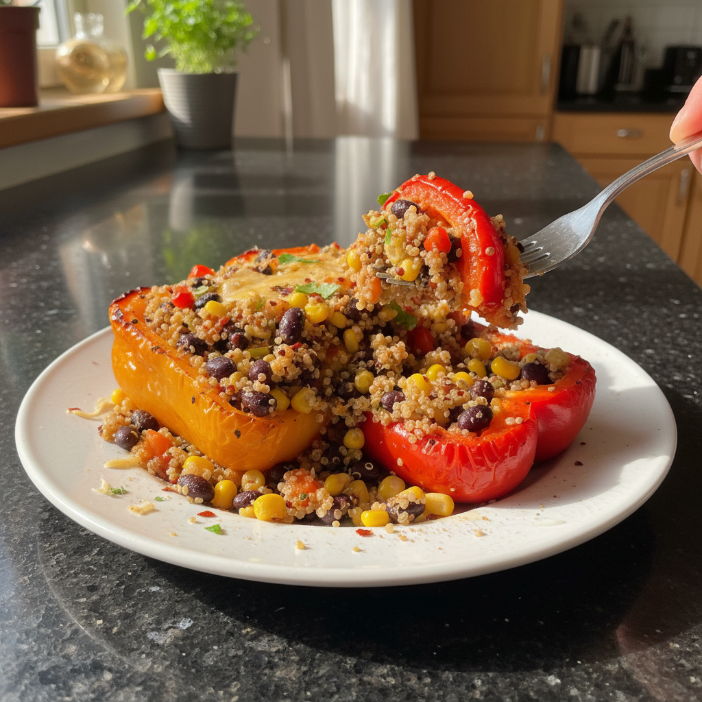 Gefüllte Paprika mit Quinoa