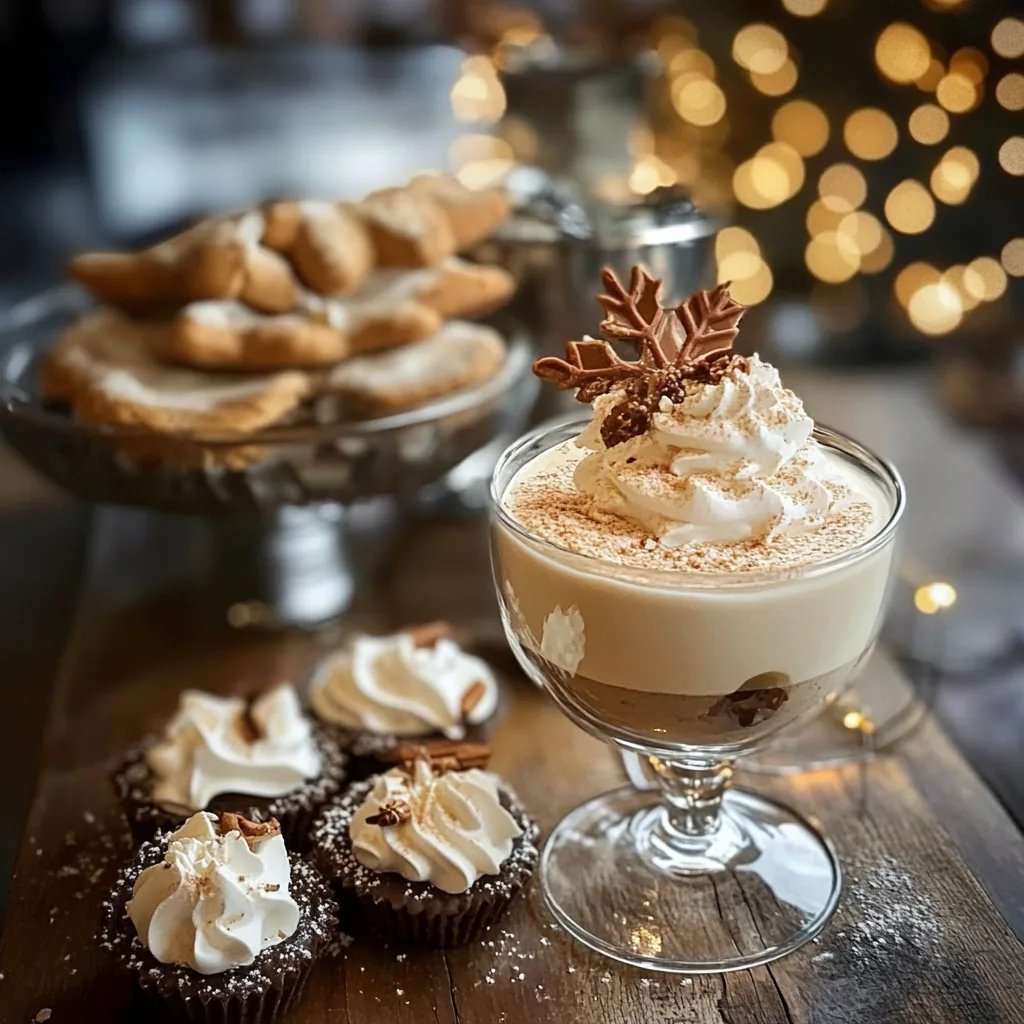 Weiße Lebkuchen-Mousse