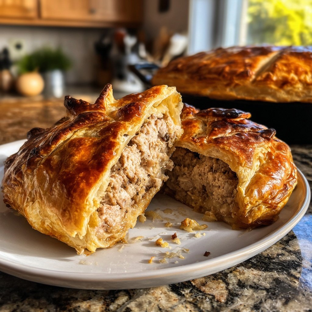 Schweinchen in Decke gewebter Teig