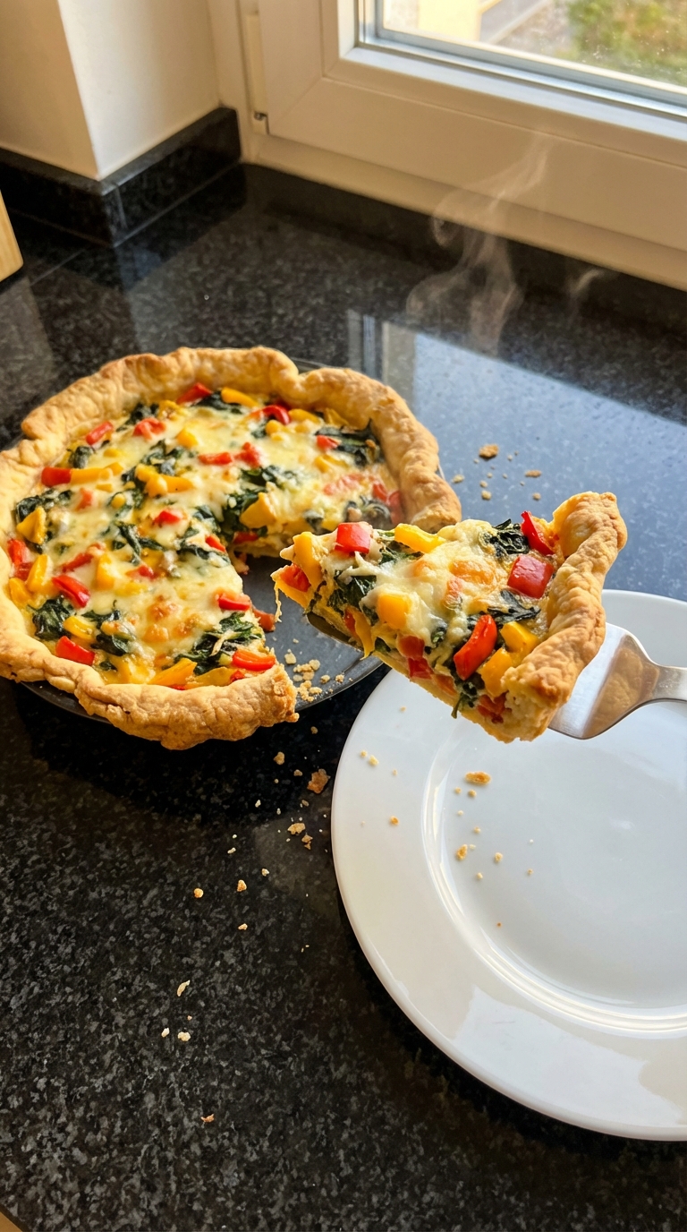 Schnelle Gemüse Quiche
