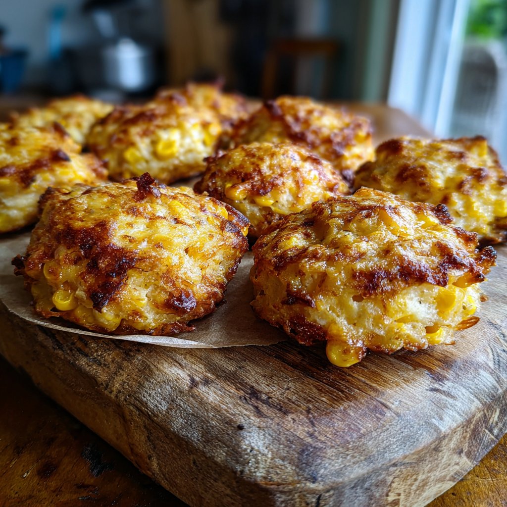 Cheddar-Mais-Bällchen