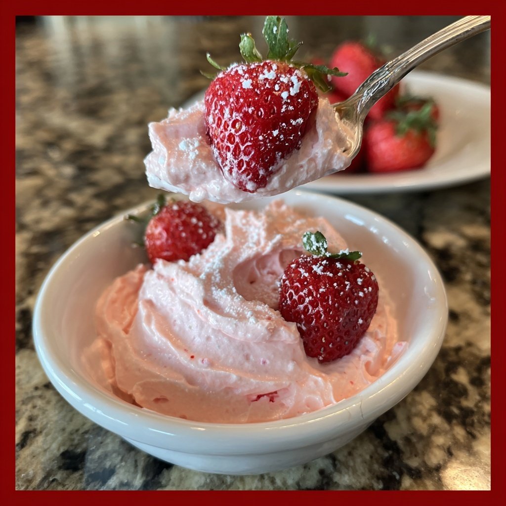 Schnelle Erdbeer-Mousse