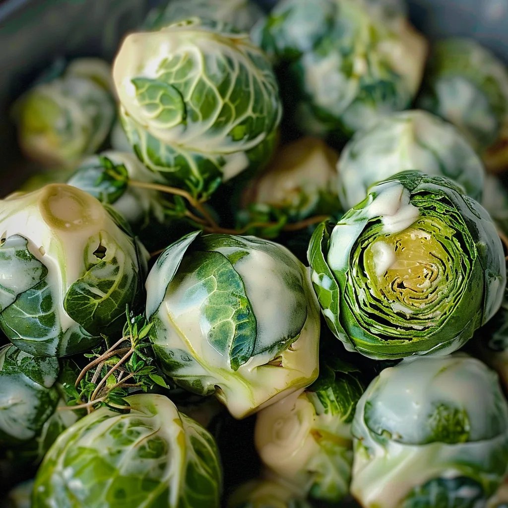 Cremiger Winter-Rosenkohl