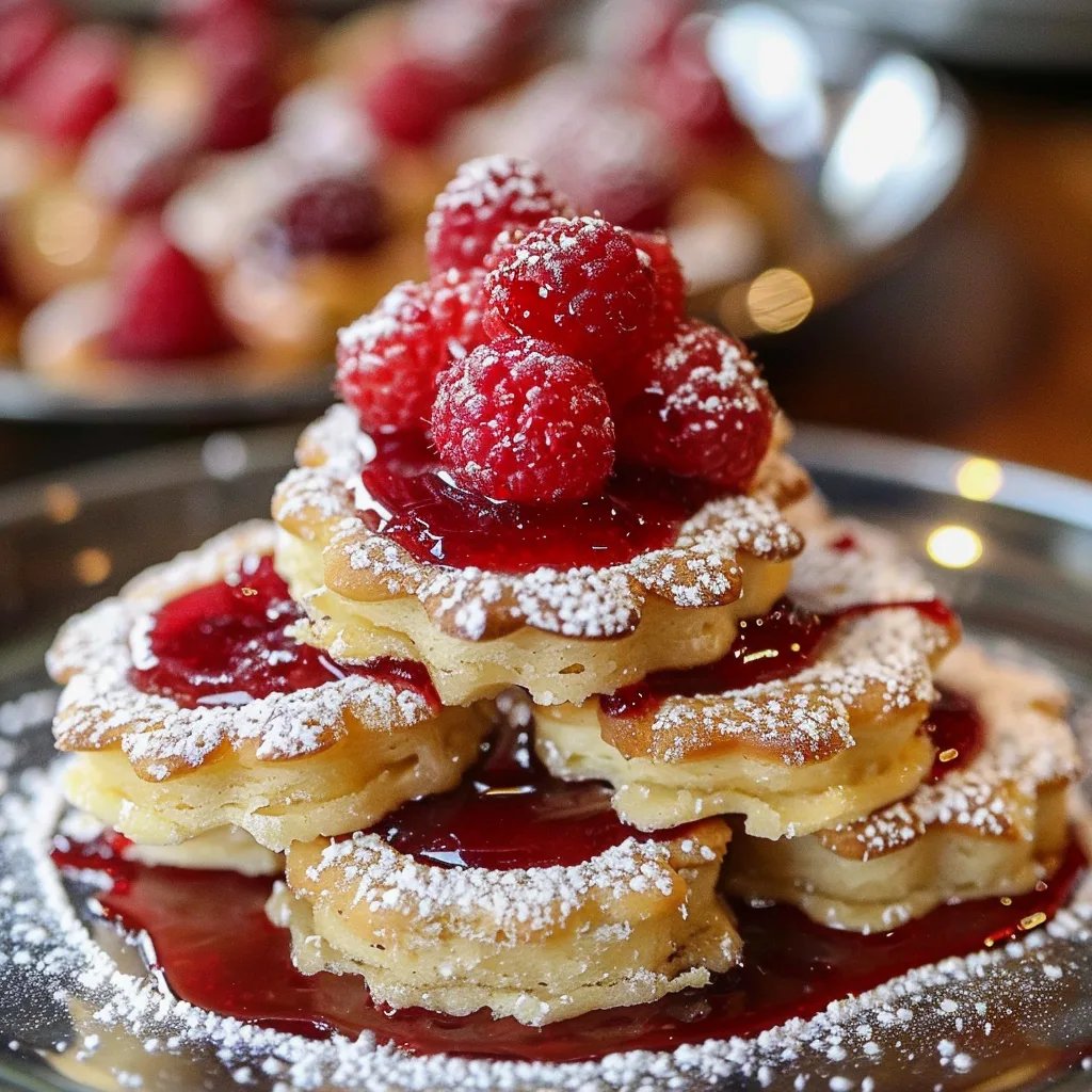 Omas leckere Spitzbuben mit Himbeermarmelade