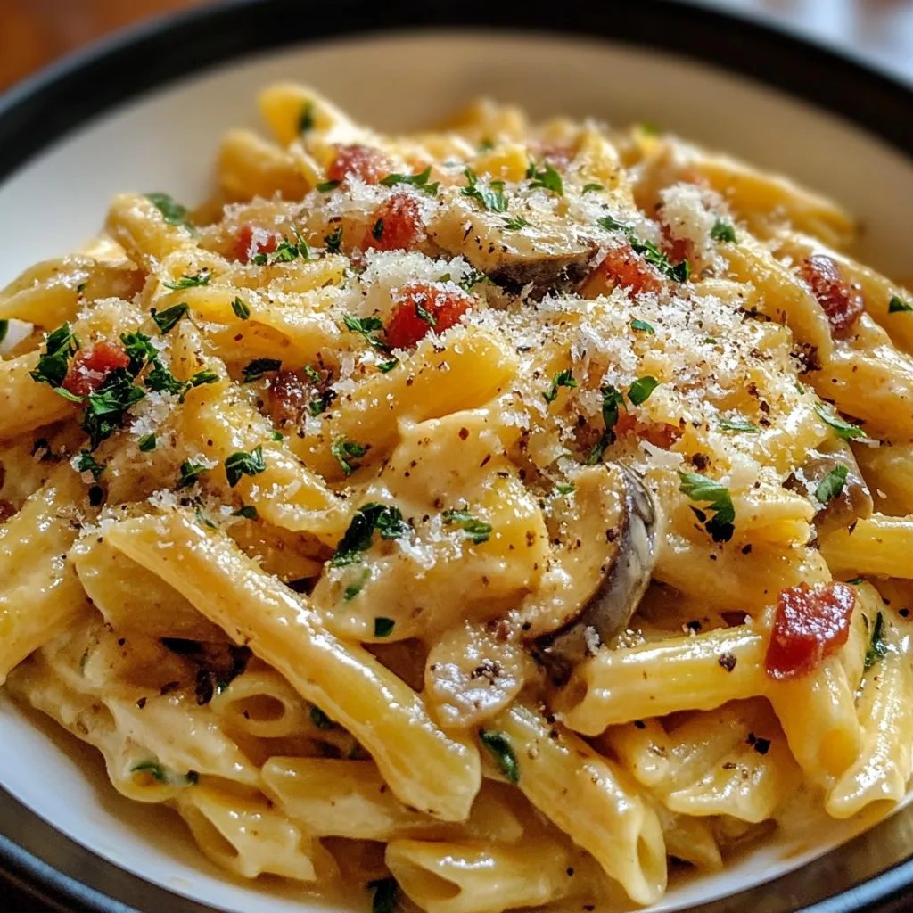 One Pot Cremige Knoblauchpasta