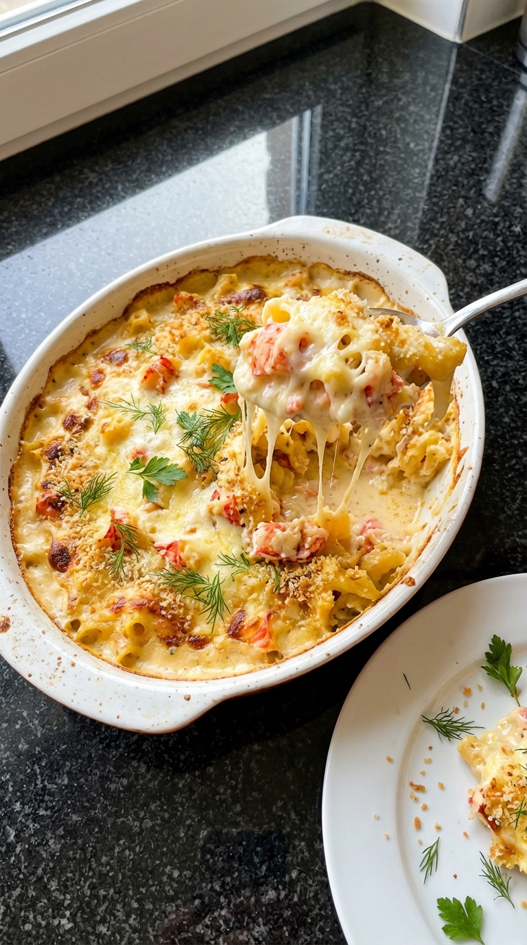 Klassischer Hummer Pasta Auflauf​